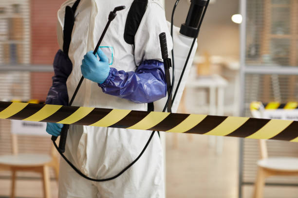 Professional Biohazard Cleanup technician working in Cantua Creek, CA